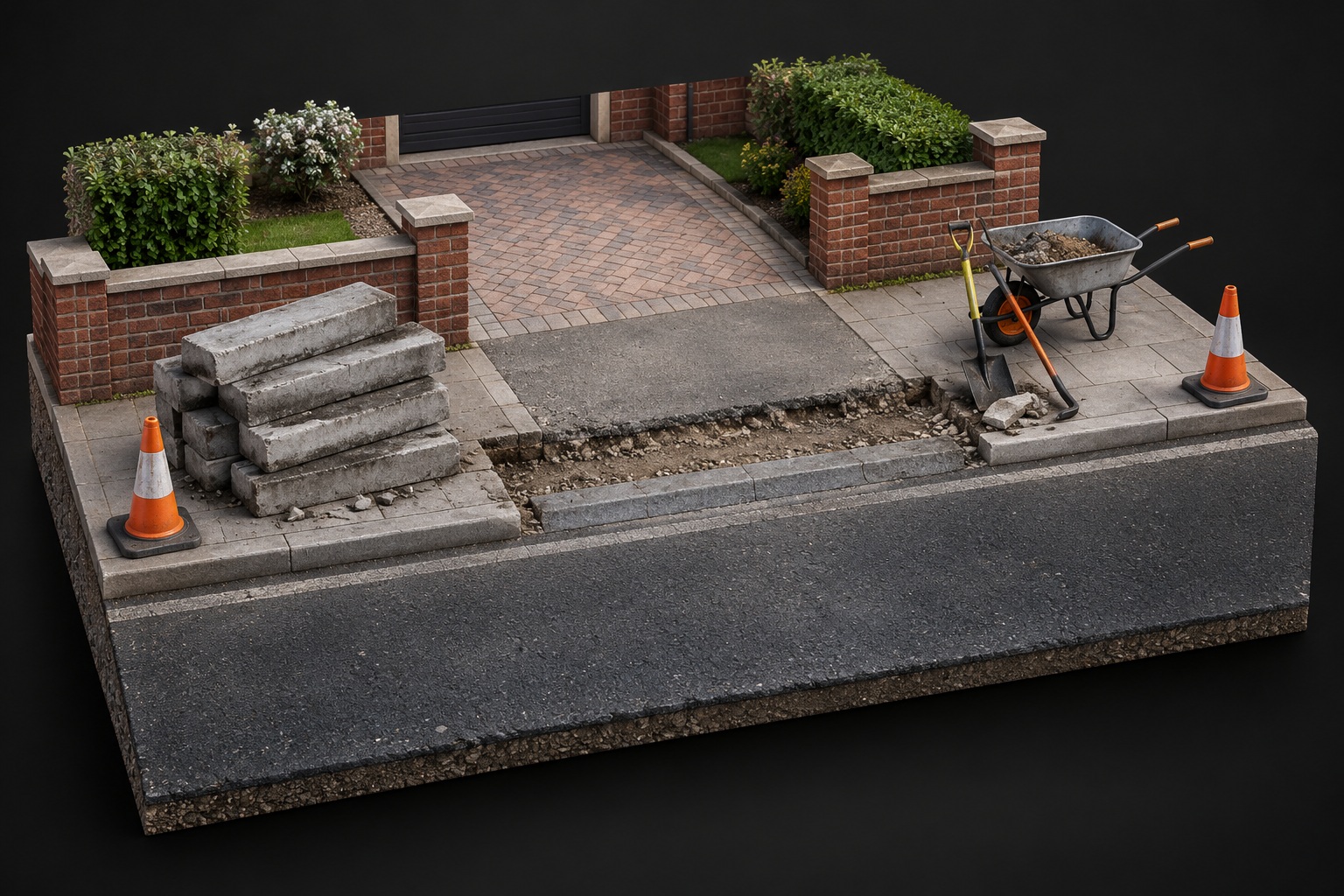 Kerb removal