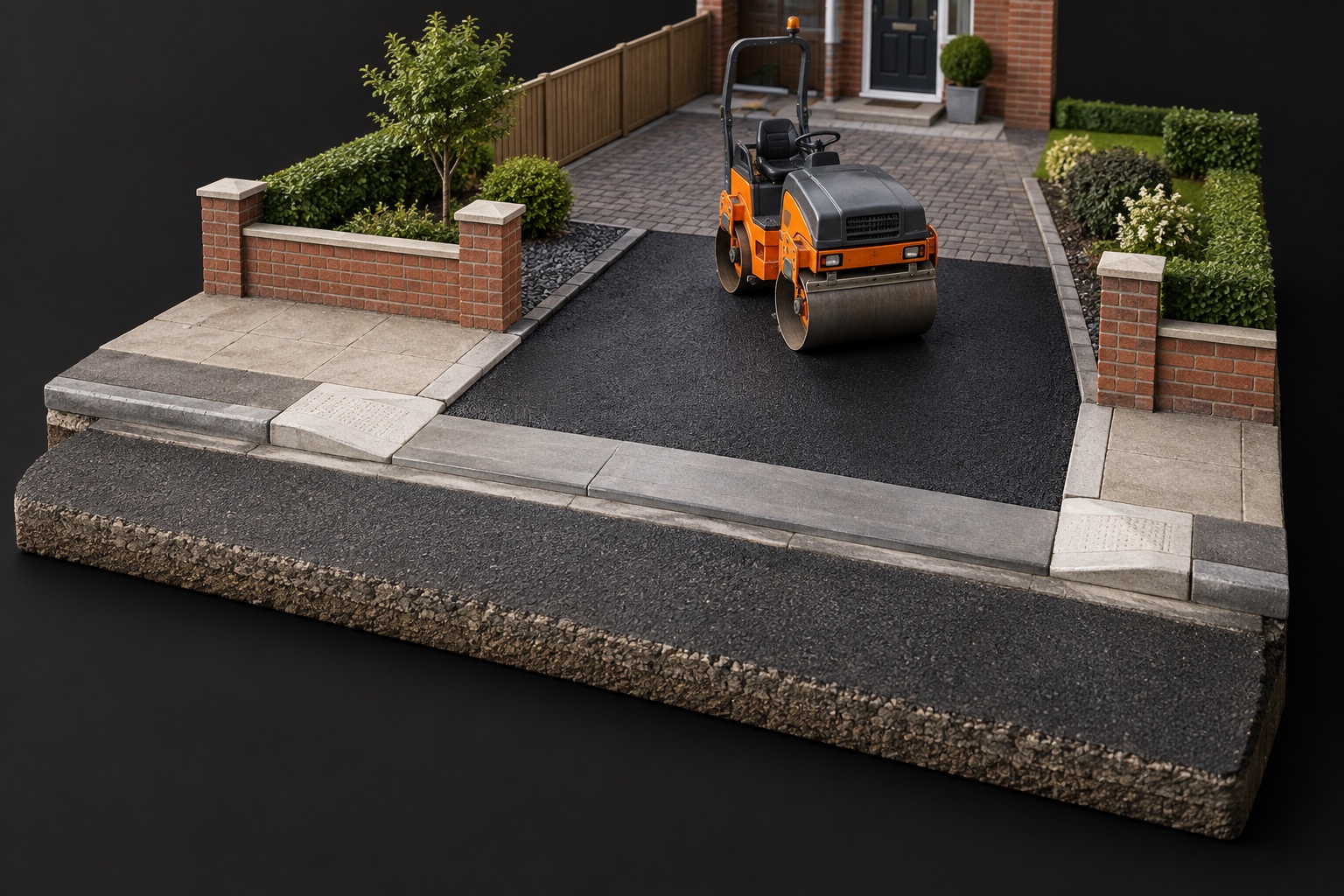 Tarmac finish