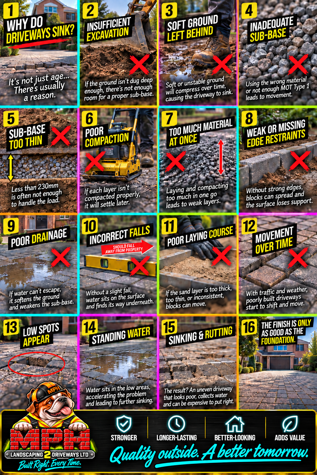 Why do driveways sink? — illustrated guide