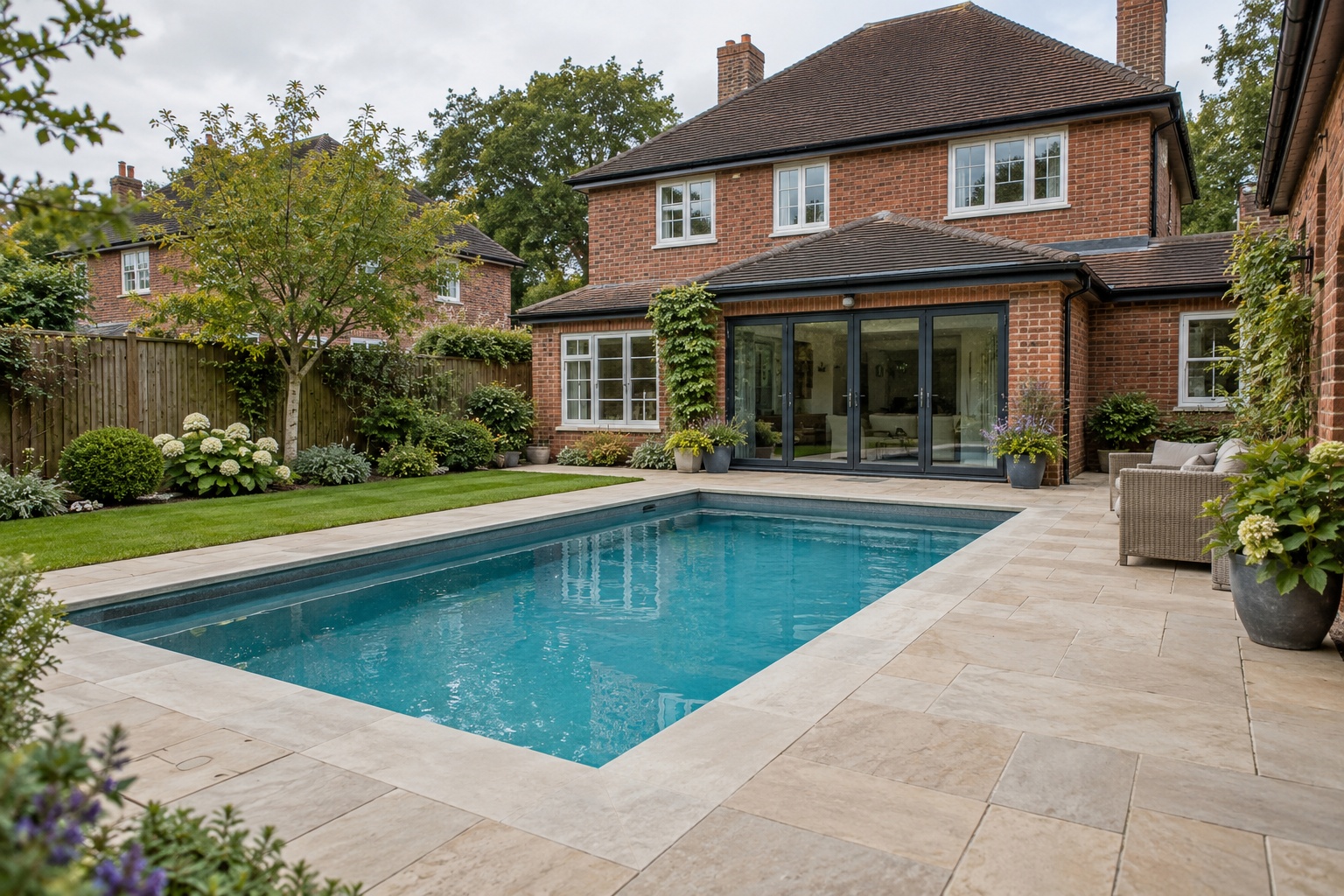 House paving & pool