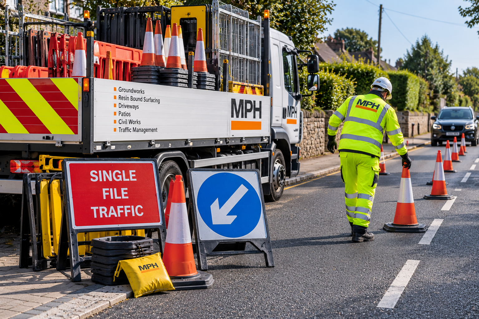 MPH traffic management vehicles